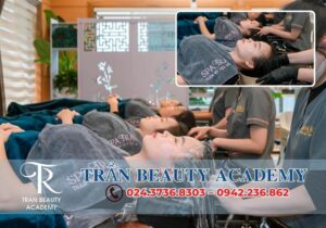 Mỗi bước trong quy trình được mô tả chi tiết và thực hành qua các bài tập mẫu nhằm đảm bảo học viên nắm vững kỹ thuật Gội đầu dưỡng sinh.